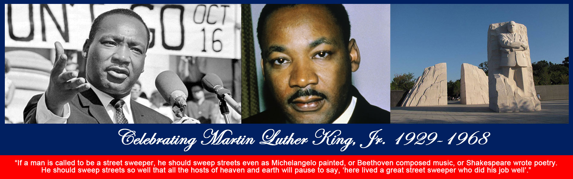 Celebrating Martin Luther King 1929-1968