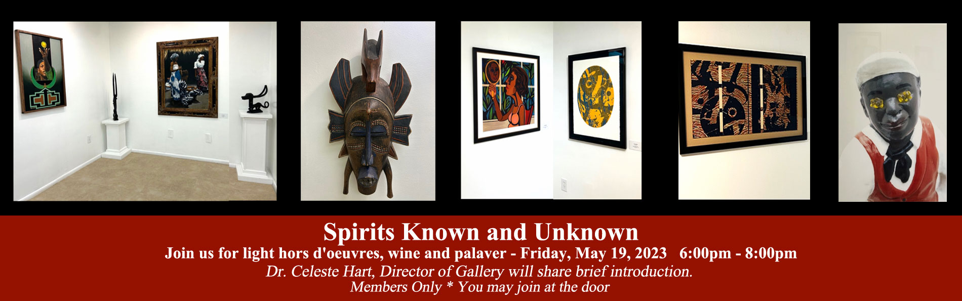 Spirits Known and Unknown exhibit reception