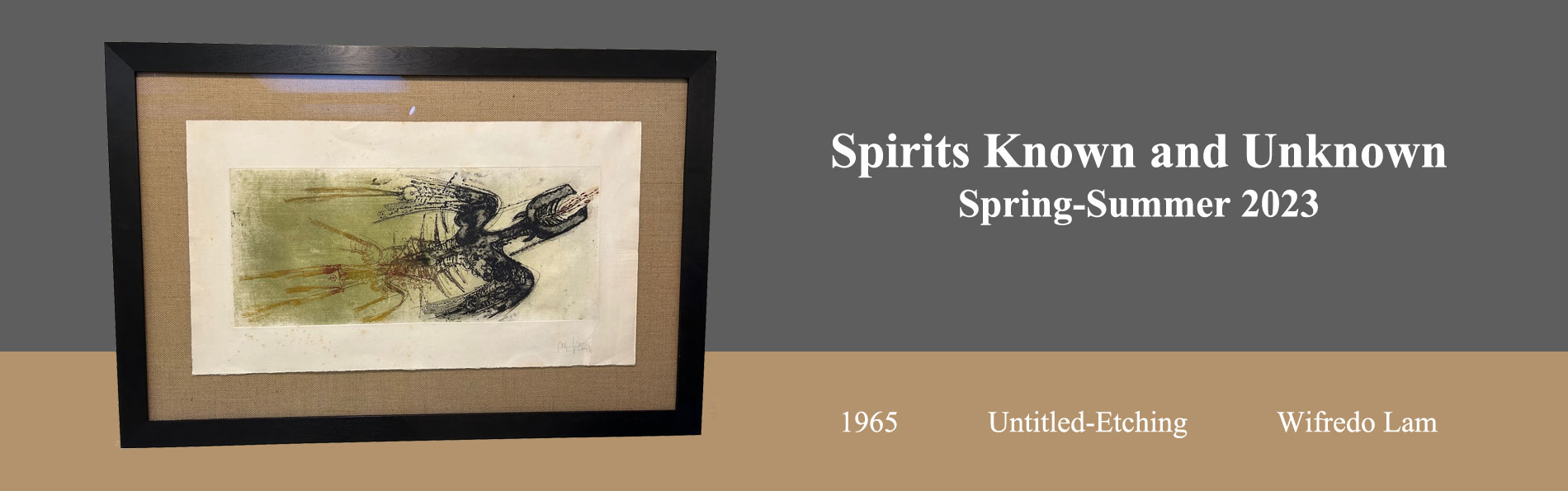 Spirits Known and Unknown exhibit