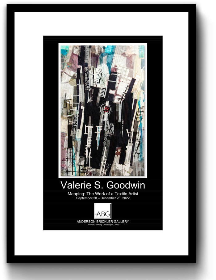 Shifting Landscapes Exhibition Poster – Black Frame