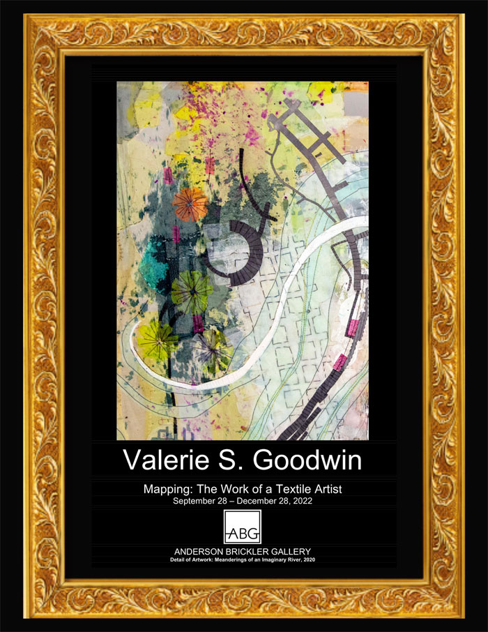 Mapping Exhibition Poster – Gold Frame